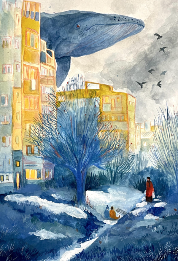 Baltic Whispers Gouache on paper Agata Śliwińska 2026