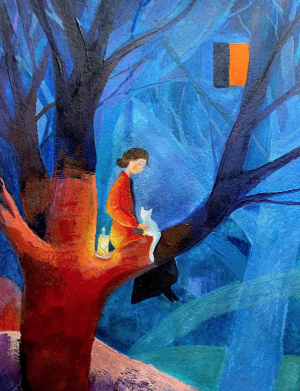 Facing the WindowGouache on A4 cotton paper Agata Śliwińska 2026 Facing the WindowGouache on A4 cotton paper Agata Śliwińska 2026